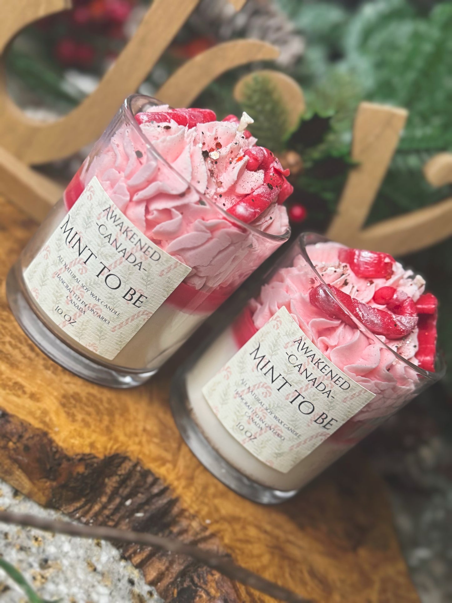 “Mint to be” Hand Poured Soy Wax Candle