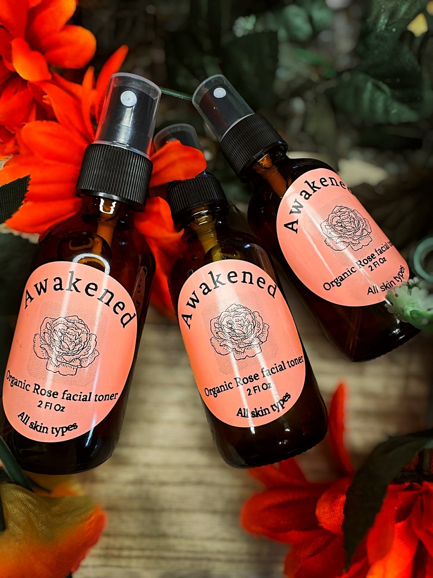 Organic Rose facial toner