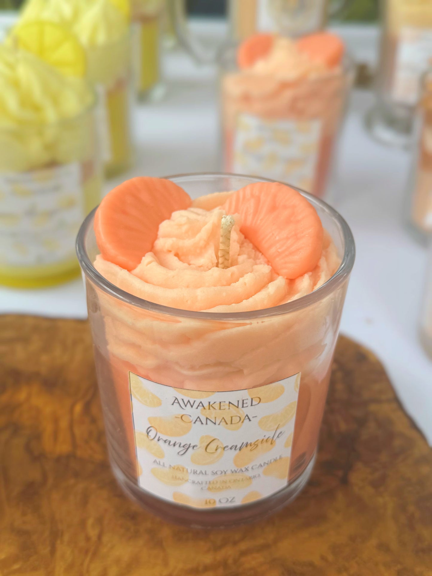 Orange Creamsicle Soy wax Candle