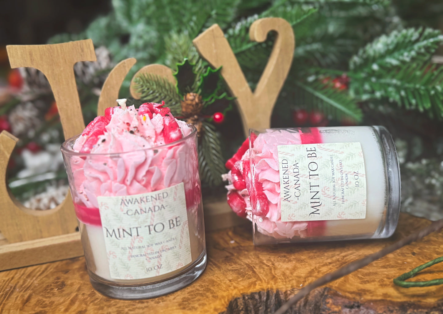 “Mint to be” Hand Poured Soy Wax Candle