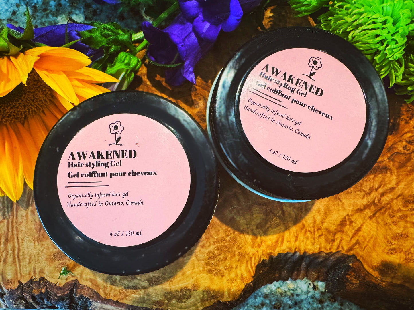 Organic Flaxseed hair styling gel