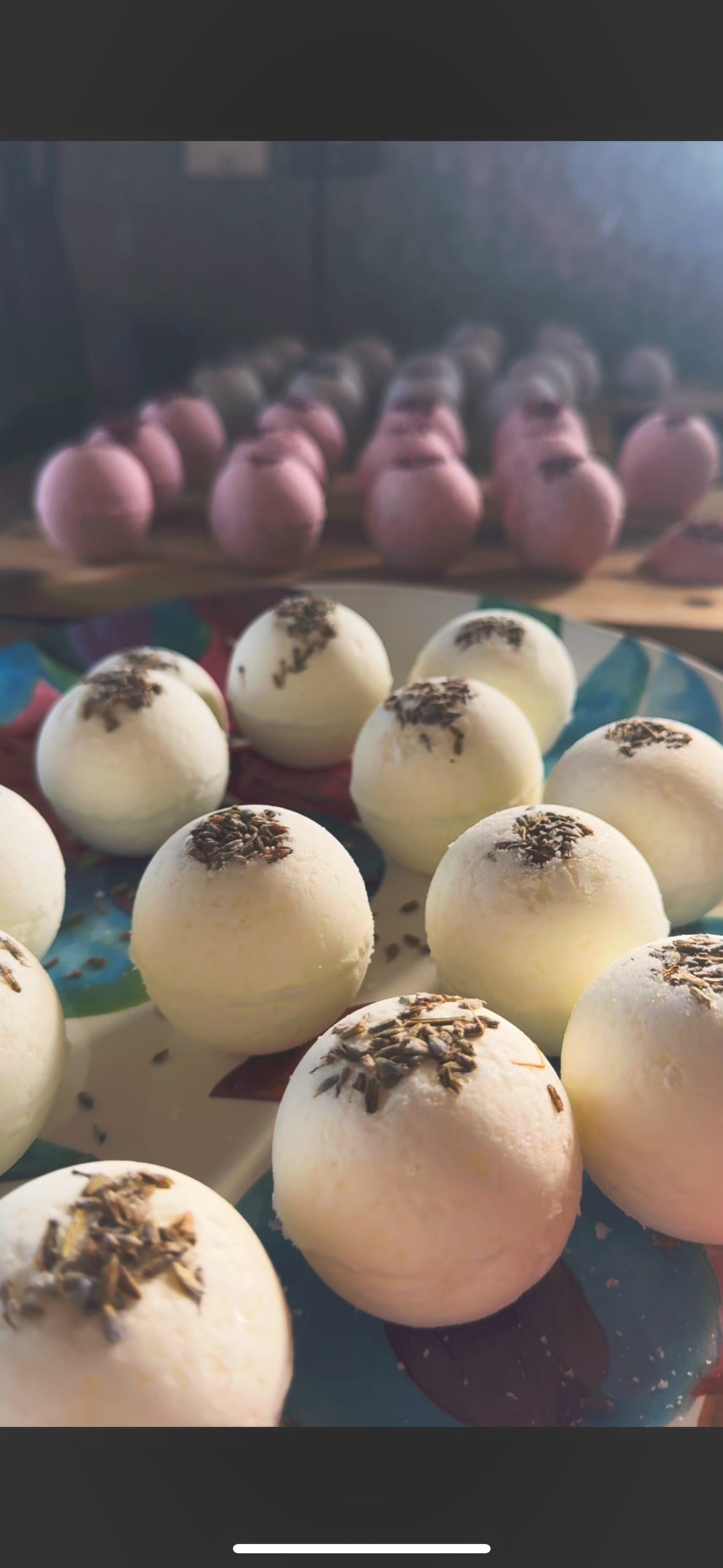 All natural bath bombs
