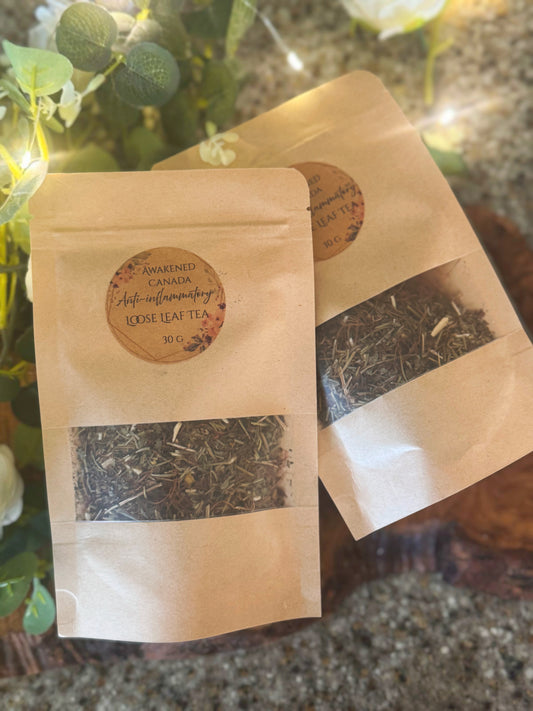 Anti-inflammatory loose leaf tea
