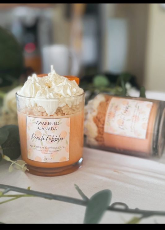 Peach Cobbler Soy Candle