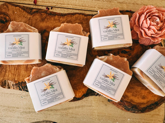 Vanilla mint organic soap