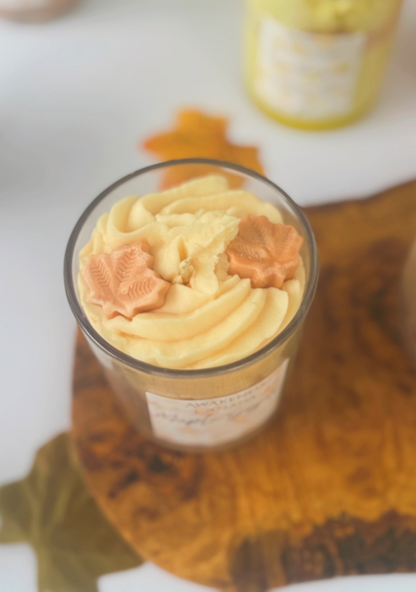 Maple sugar soy wax candle