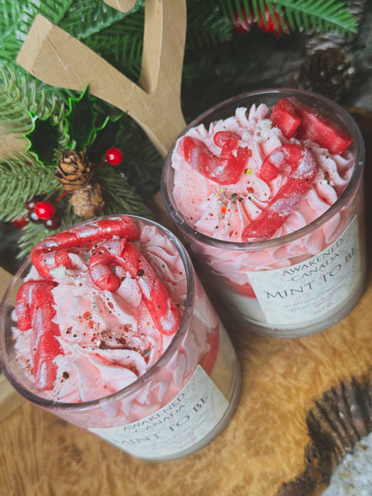 “Mint to be” Hand Poured Soy Wax Candle