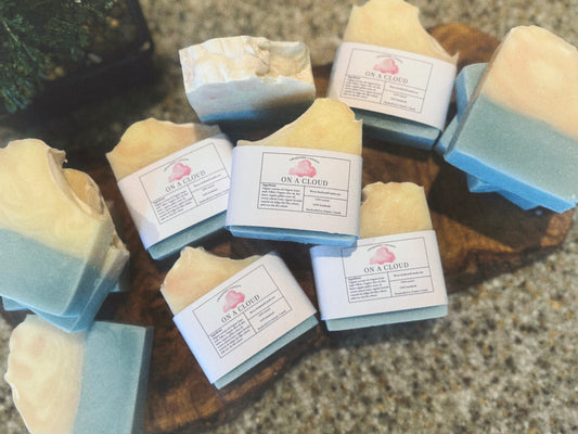 On a cloud lavender soap